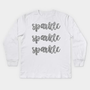 sparkle sparkle sparkle Kids Long Sleeve T-Shirt